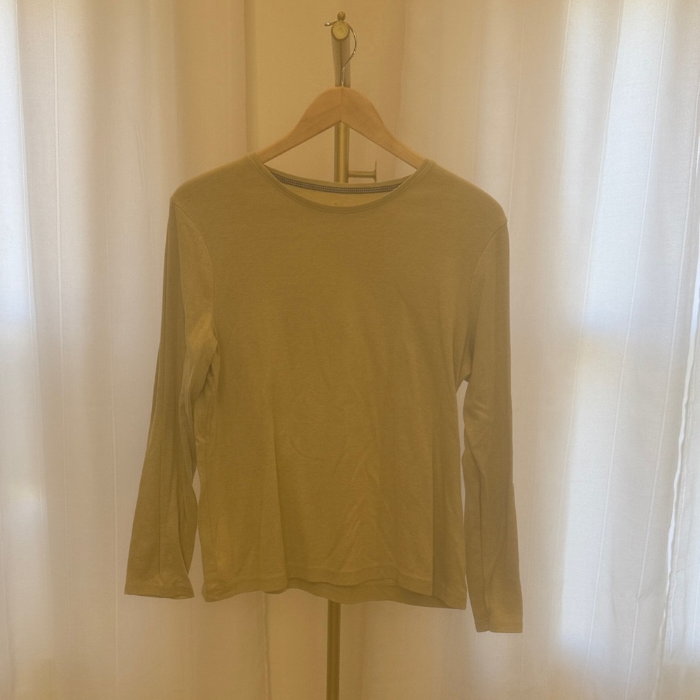 Croft & Barrow Long Sleeve Tee - Light Sage
